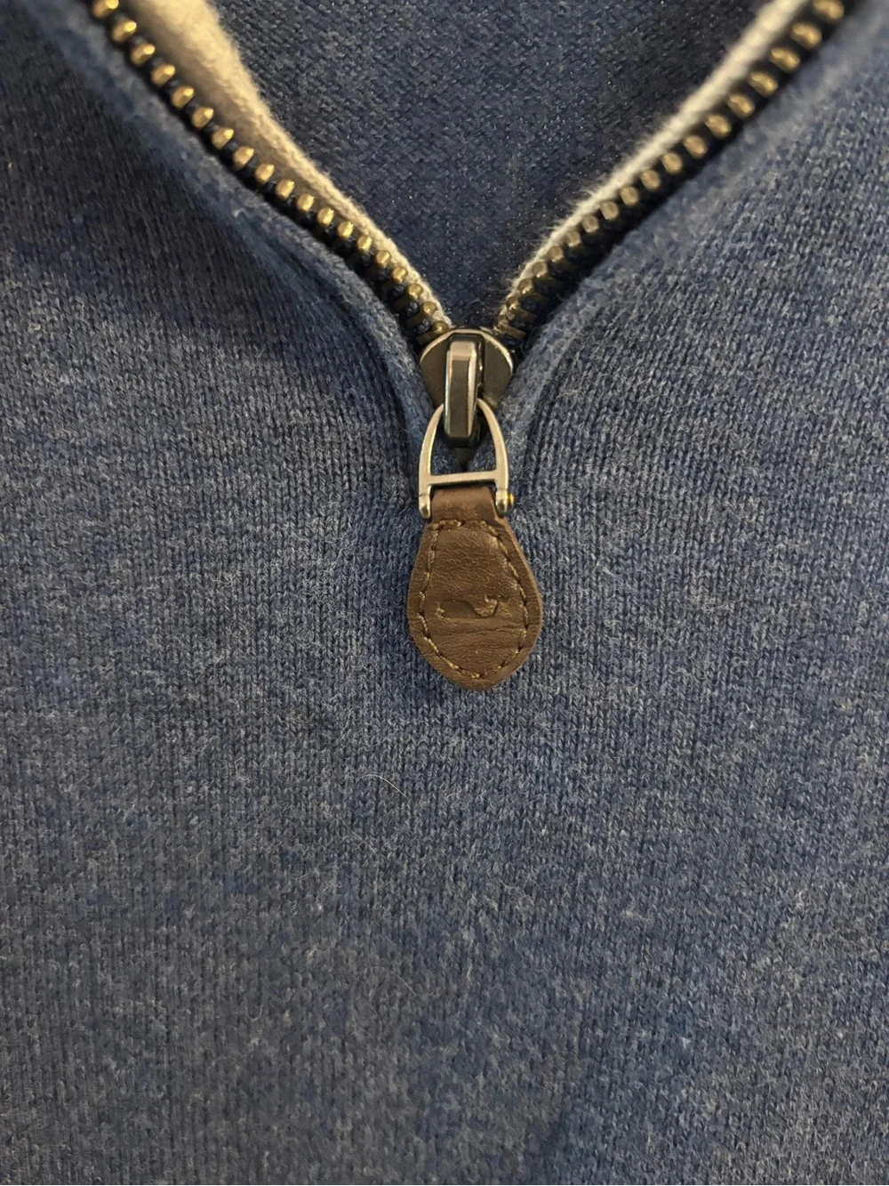 Vineyard Vines Navy Blue Quarter-Zip Sweater